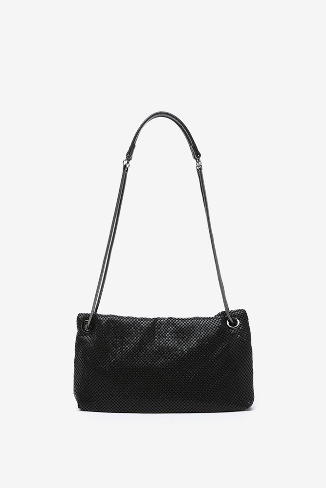 Abbacino Bolso De Fiesta En Malla Metálica Negra