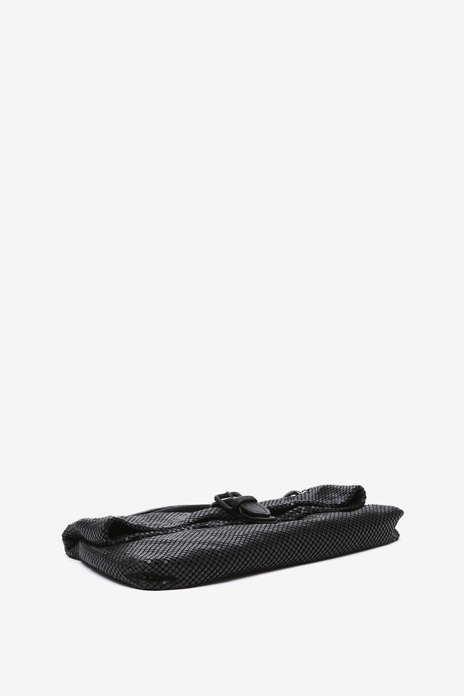 Abbacino Bolso De Fiesta En Malla Metálica Negra