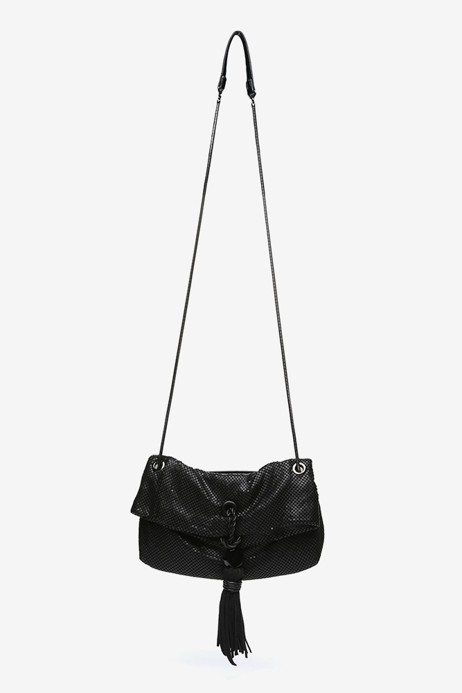 Abbacino Bolso De Fiesta En Malla Metálica Negra