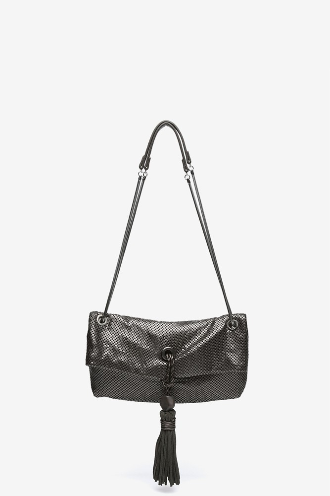 Abbacino Bolso De Fiesta En Malla Metálica Plata