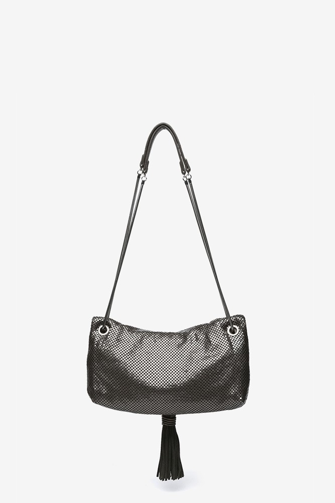 Abbacino Bolso De Fiesta En Malla Metálica Plata