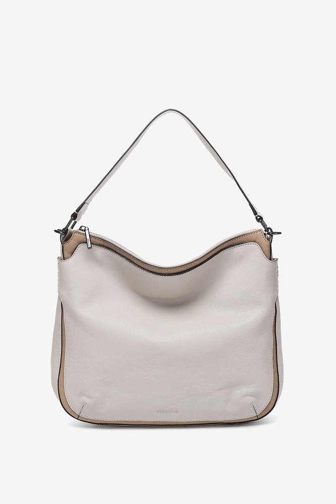 Abbacino Bolso De Hombro En Piel Beige