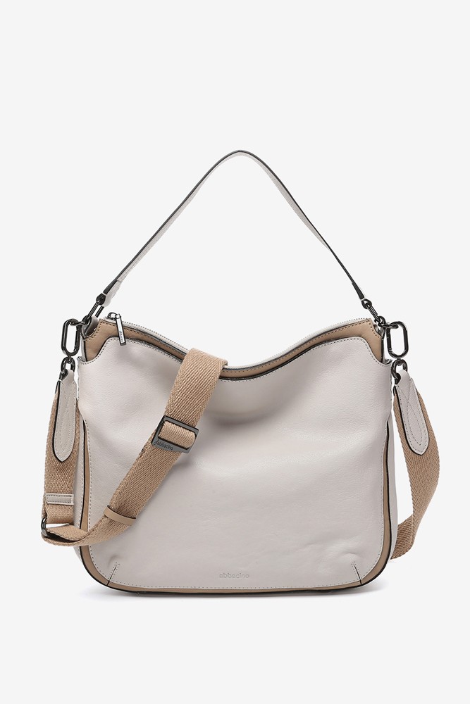 Abbacino Bolso De Hombro En Piel Beige