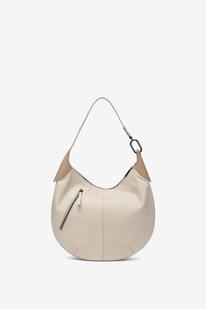 Abbacino Bolso De Hombro En Piel Beige