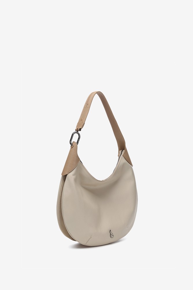 Abbacino Bolso de hombro en piel beige