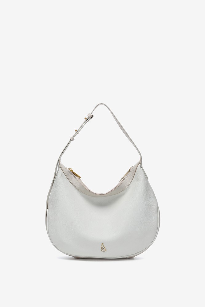 Abbacino Bolso De Hombro En Piel Blanca