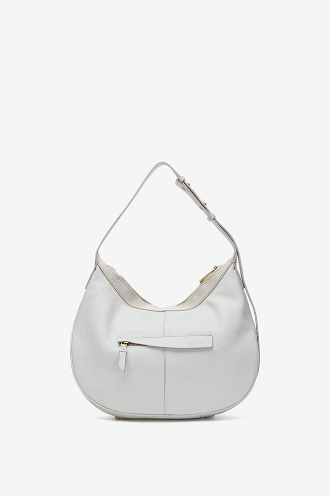 Abbacino Bolso De Hombro En Piel Blanca