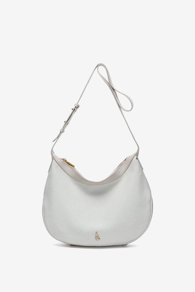 Abbacino Bolso De Hombro En Piel Blanca