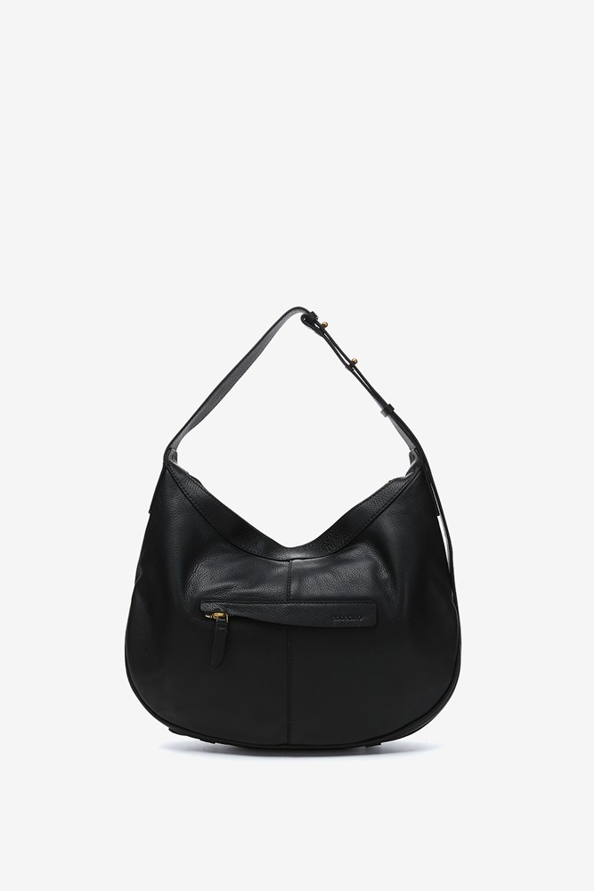 Abbacino Bolso De Hombro En Piel Negra