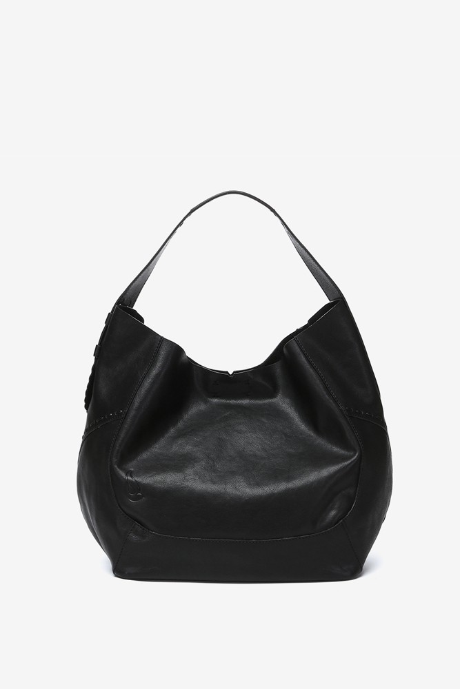 Abbacino Bolso De Hombro En Piel Negra