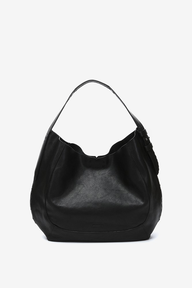 Abbacino Bolso De Hombro En Piel Negra