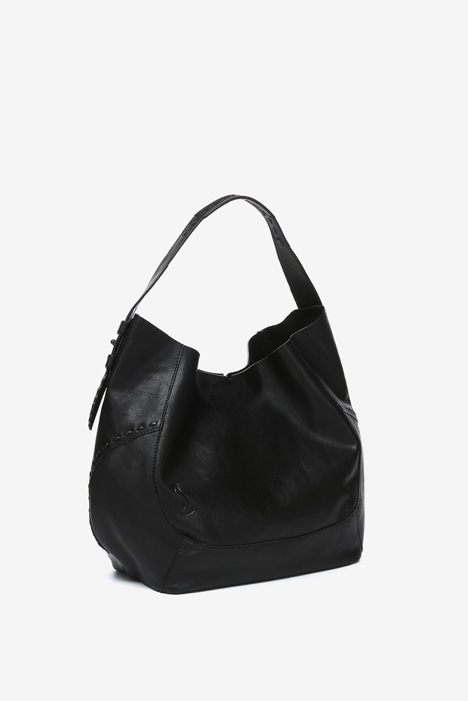 Abbacino Bolso de hombro en piel negra
