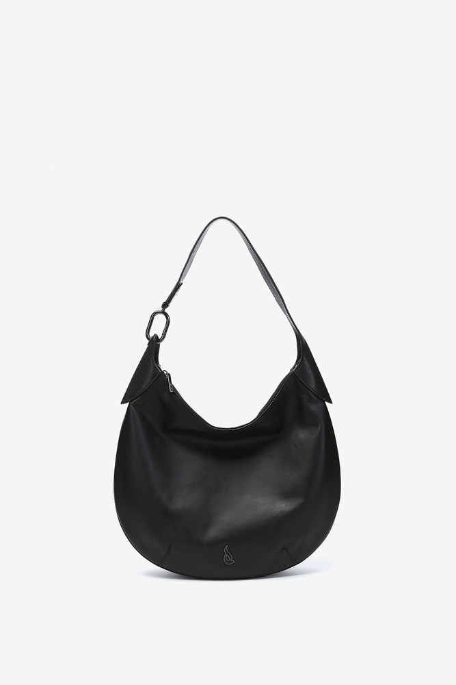 Abbacino Bolso De Hombro En Piel Negra