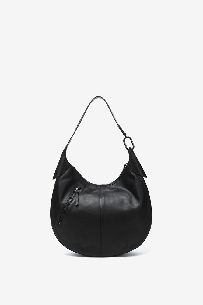 Abbacino Bolso De Hombro En Piel Negra