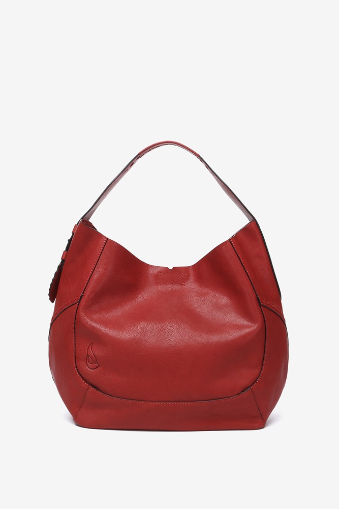 Abbacino Bolso De Hombro En Piel Roja