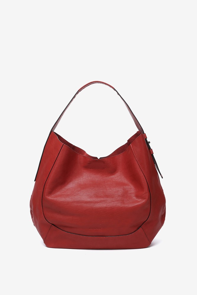 Abbacino Bolso De Hombro En Piel Roja