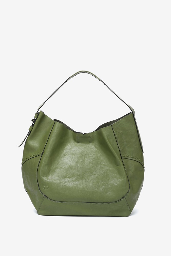 Abbacino Bolso De Hombro En Piel Verde