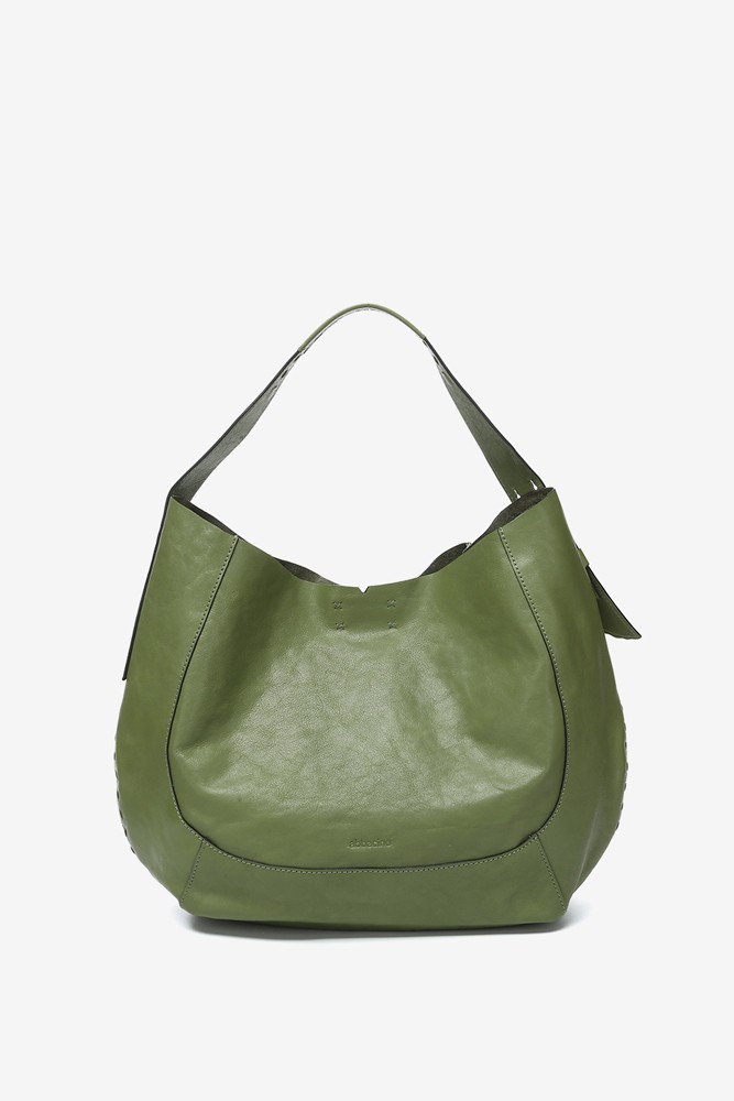 Abbacino Bolso De Hombro En Piel Verde