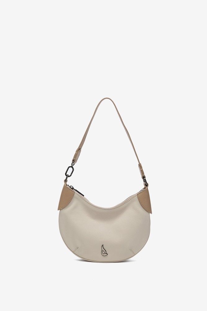 Abbacino Bolso De Hombro Pequeño En Piel Beige