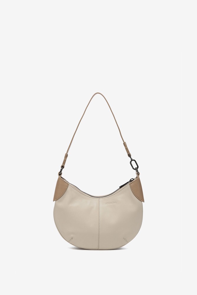Abbacino Bolso De Hombro Pequeño En Piel Beige
