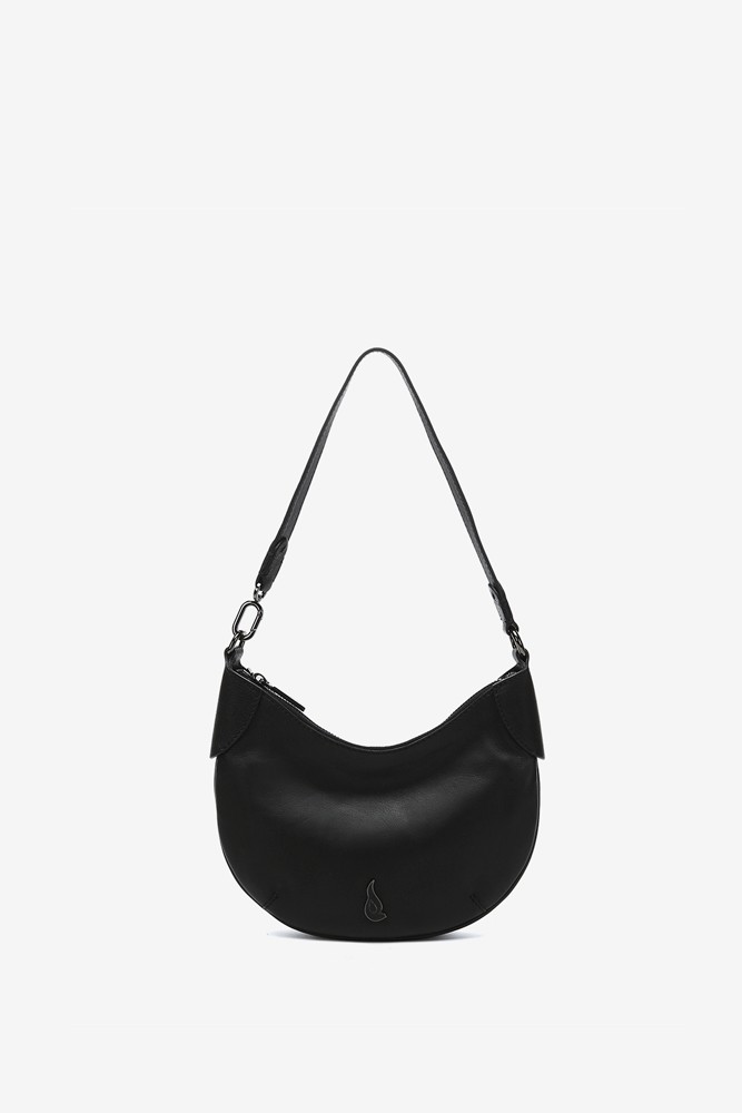 Abbacino Bolso De Hombro Pequeño En Piel Negra