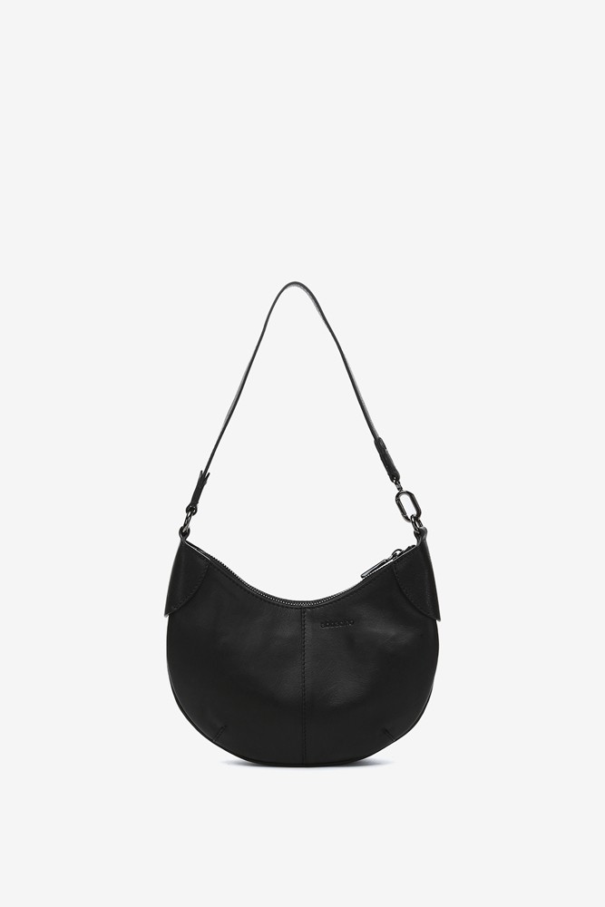 Abbacino Bolso De Hombro Pequeño En Piel Negra