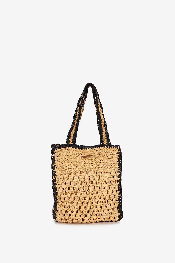 Abbacino Bolso De Hombro Trenzado En Beige
