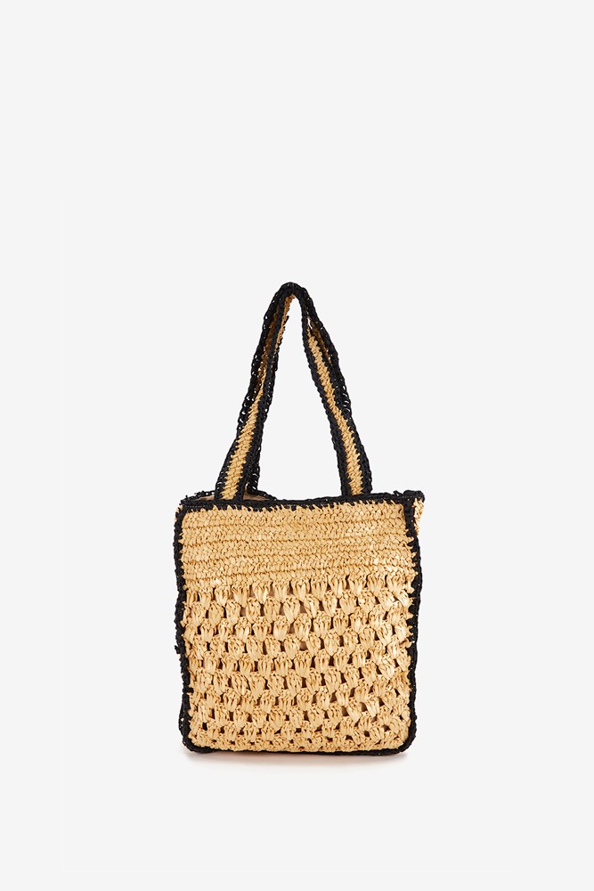 Abbacino Bolso De Hombro Trenzado En Beige