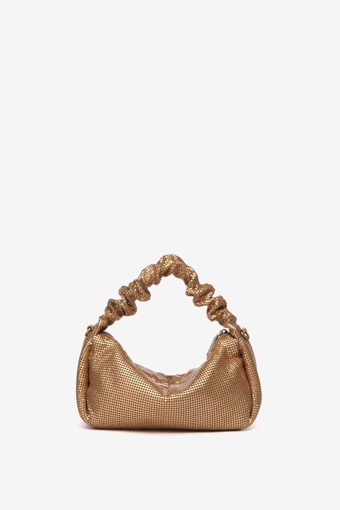 Abbacino Bolso De Mano De Malla Metálica En Dorado