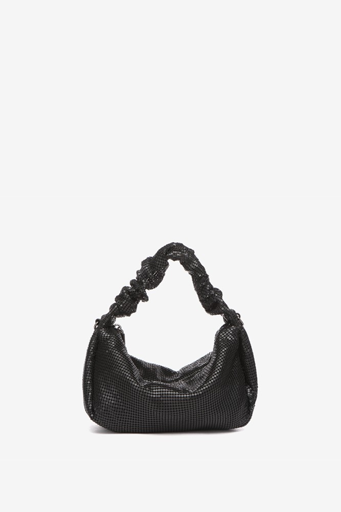 Abbacino Bolso De Mano De Malla Metálica En Negro