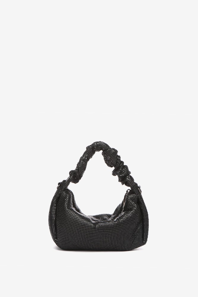 Abbacino Bolso De Mano De Malla Metálica En Negro