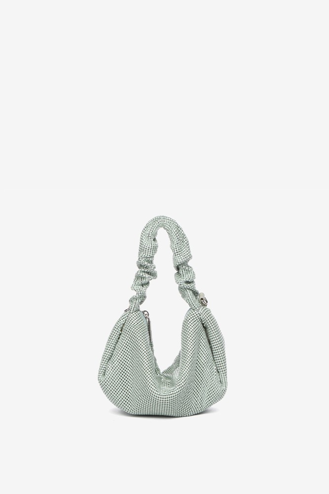 Abbacino Bolso De Mano De Malla Metálica En Verde