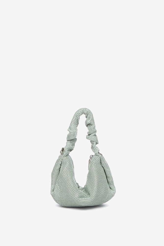 Abbacino Bolso De Mano De Malla Metálica En Verde