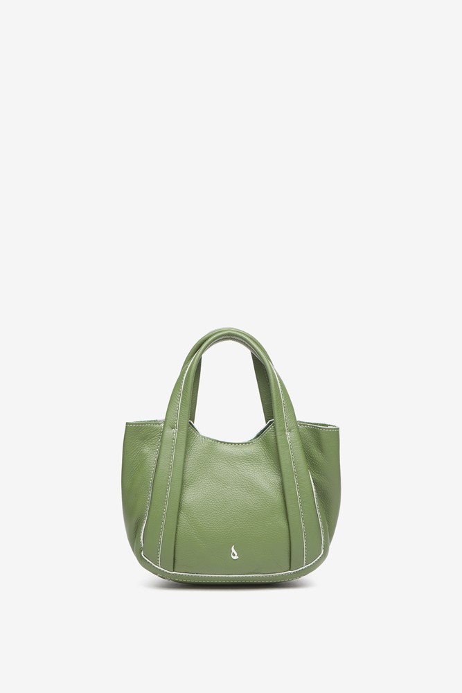 Abbacino Bolso De Mano Pequeño De Piel En Verde