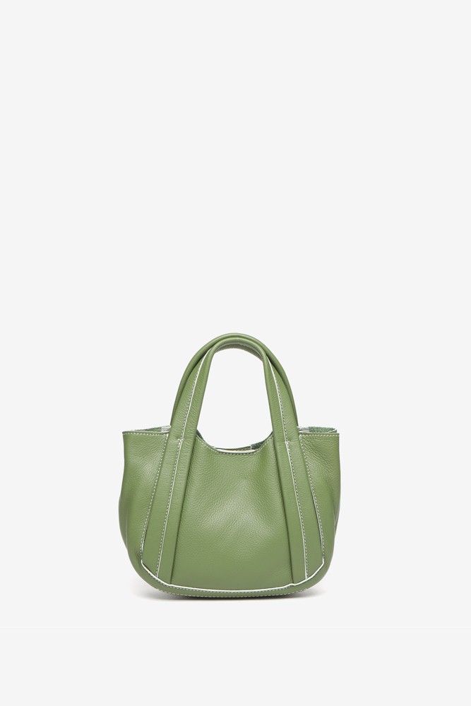Abbacino Bolso De Mano Pequeño De Piel En Verde