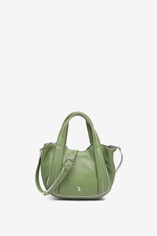 Abbacino Bolso De Mano Pequeño De Piel En Verde