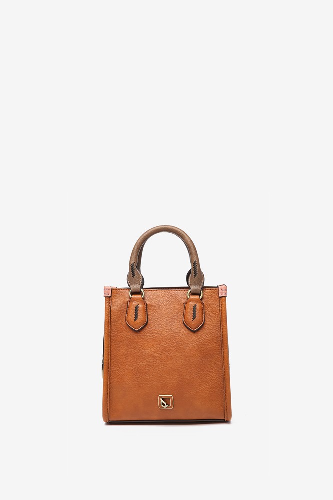 Abbacino Bolso De Mano Pequeño En Cognac