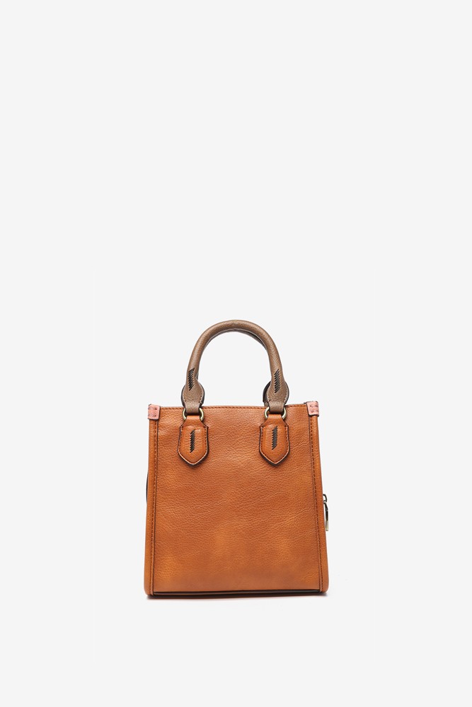 Abbacino Bolso De Mano Pequeño En Cognac