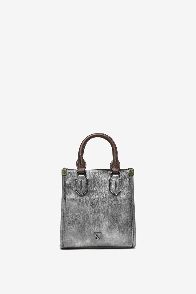 Abbacino Bolso De Mano Pequeño En Plateado