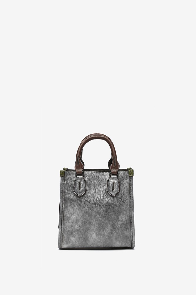 Abbacino Bolso De Mano Pequeño En Plateado