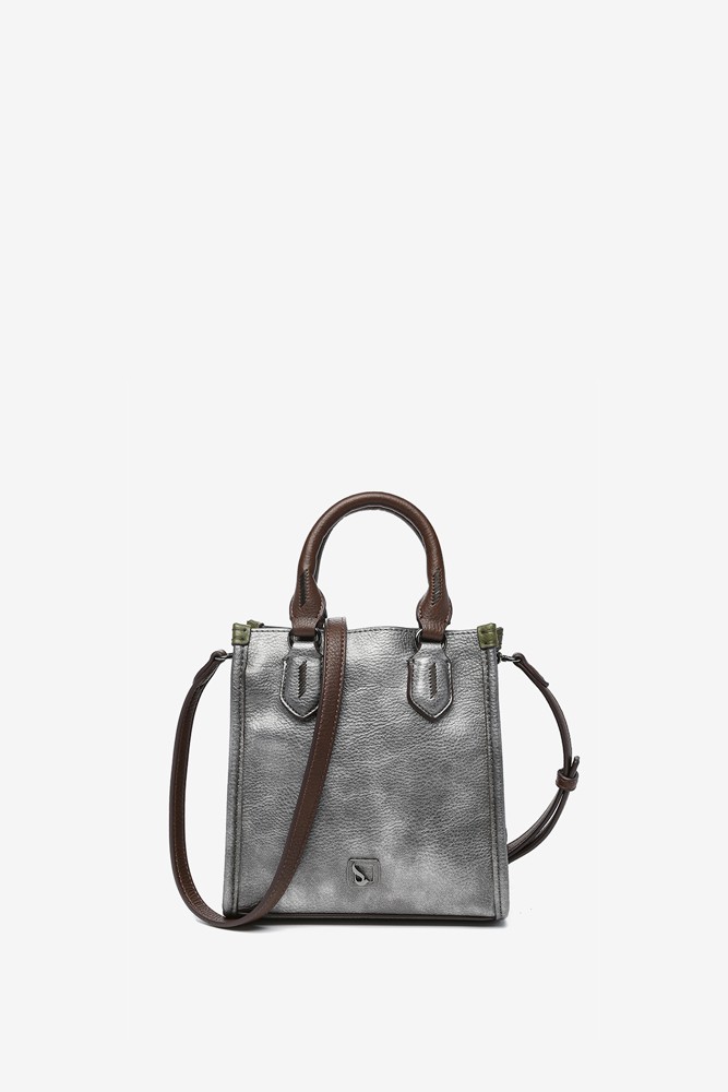 Abbacino Bolso De Mano Pequeño En Plateado