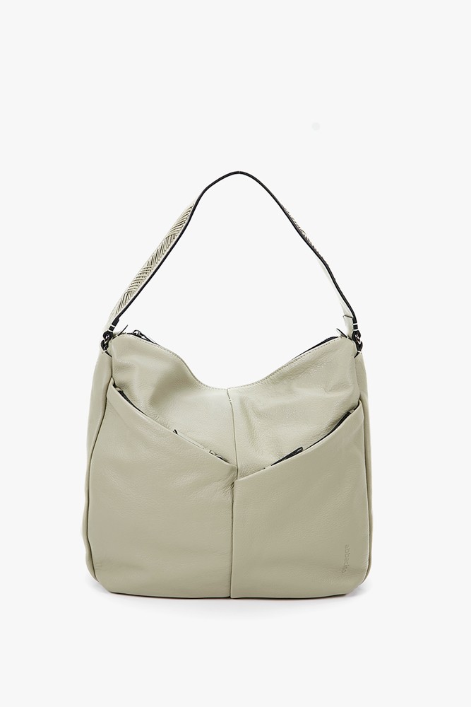 Abbacino Bolso Hobo De Mujer En Piel Verde