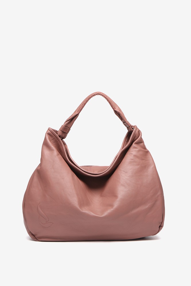 Abbacino Bolso Hobo De Piel En Rosa