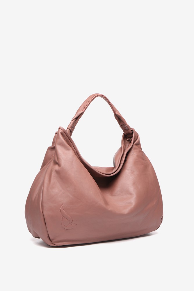 Abbacino Bolso hobo de piel en rosa