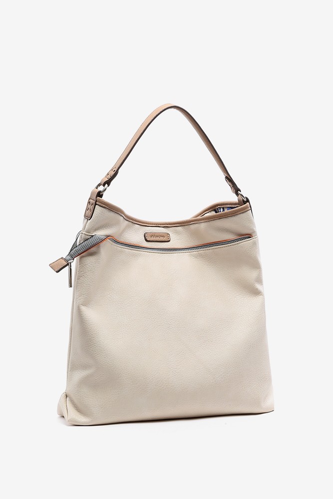 Abbacino Bolso Hobo Reversible De Mujer En Beige