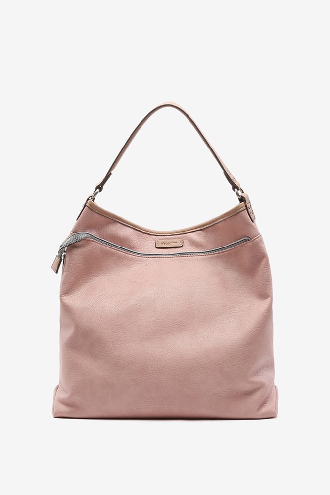 Abbacino Bolso Hobo Reversible De Mujer En Rosa
