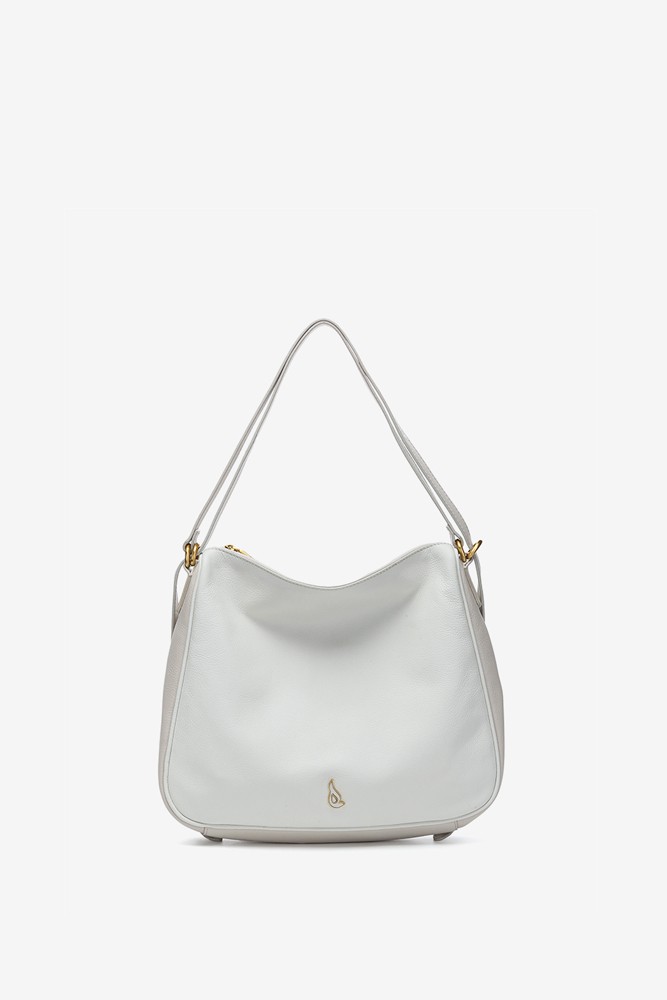 Abbacino Bolso - Mochila En Piel Blanca