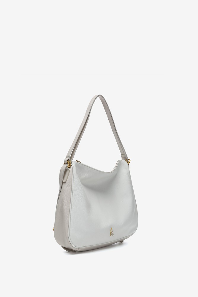 Abbacino Bolso - mochila en piel blanca