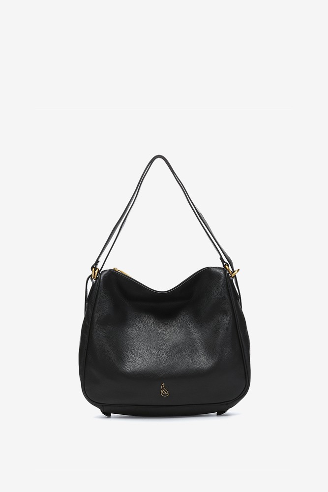 Abbacino Bolso - Mochila En Piel Negra