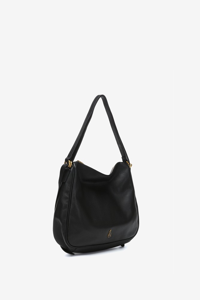 Abbacino Bolso - mochila en piel negra